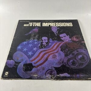 The Best of the Impressions Vintage Vinyl Record LP  ABCS-654